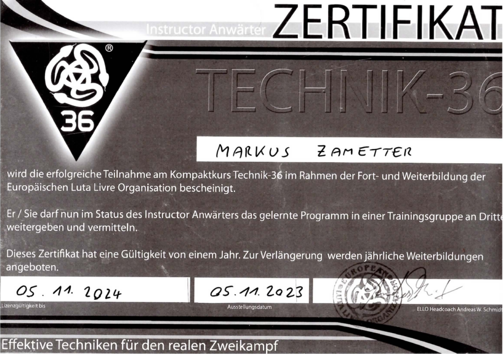 t36 zertifikat